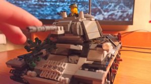 Танк Т-34 из Лего на пульте управления ,обзор!!!