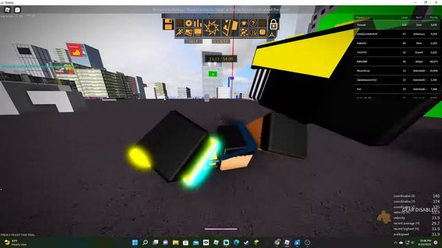 How to get gold time on B-line time trial (Roblox parkour) смотреть онлайн