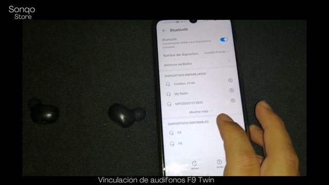 Sincronización de los audífonos Inalámbricos Bluetooth F9 Twin смотреть онлайн
