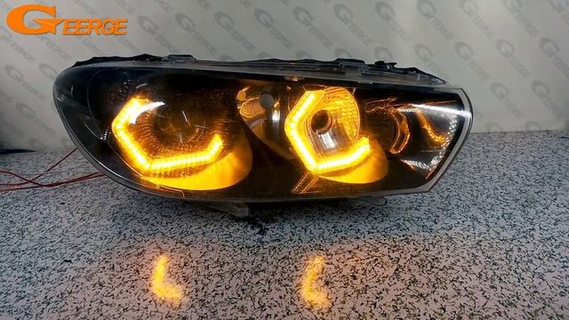Volkswagen VW Scirocco III MK3 Ultra bright Acrylic Concept M4 Iconic Style LED Angel Eyes kit Ligh