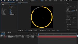 Как нарисовать анимированную окружность в Adobe After Effects CC