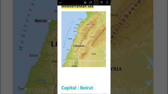 Lebanon 🇱🇧 |West Asia |UPSC Facts