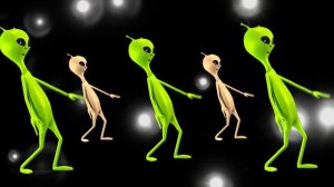 THE ALIEN SHOW || Cool Alien Dance Performance || Green Alien Dance || Dame tu Cosita