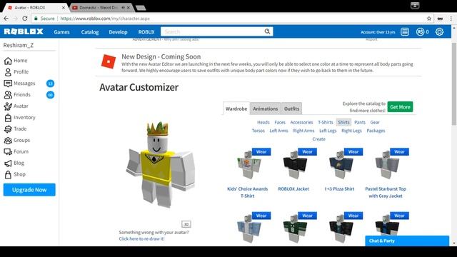 ROBLOX - How to get the free Kids' Choice Awards T-Shirt (Link in Desc) смотреть онлайн