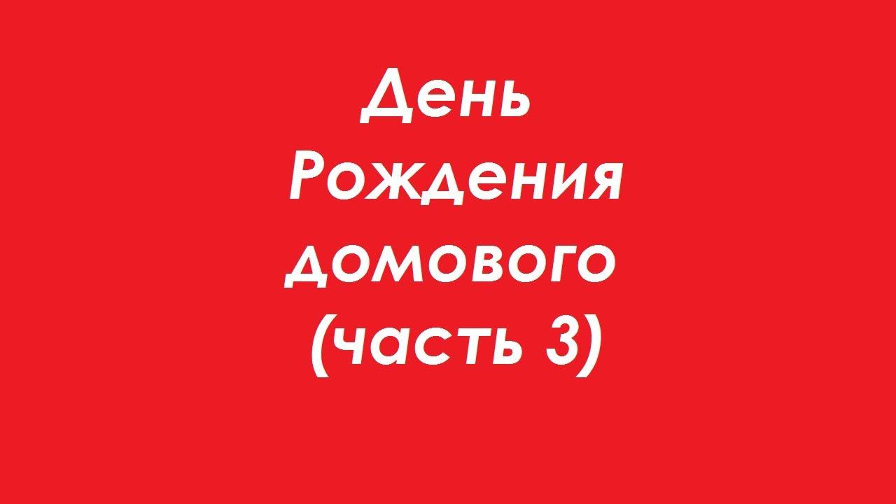 День Рождения домового часть 3