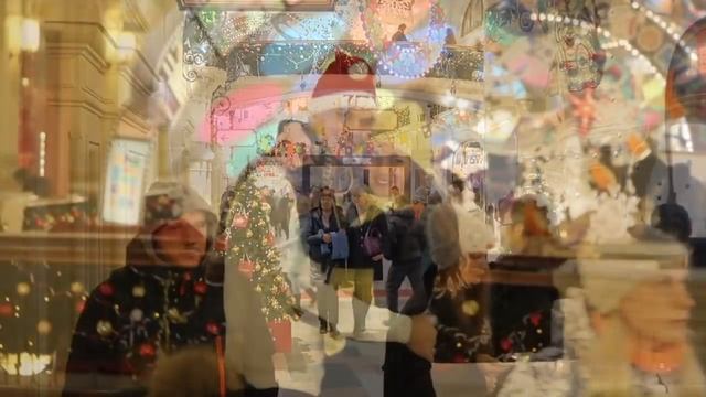 Новогодняя Москва 2019. Красивые места. смотреть онлайн