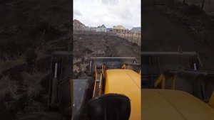 JCB 4cx Планировка площадки на погрузчике #jcb