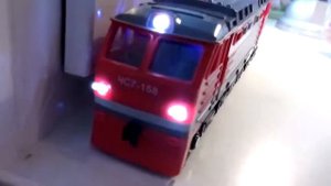 Локомотив, тепловоз, игрушка, Новый, 32см. Звуки свет инерционная. Купить по ссылке под видео.