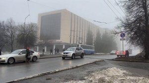 Густой туман вторые сутки, утренняя  прогулка