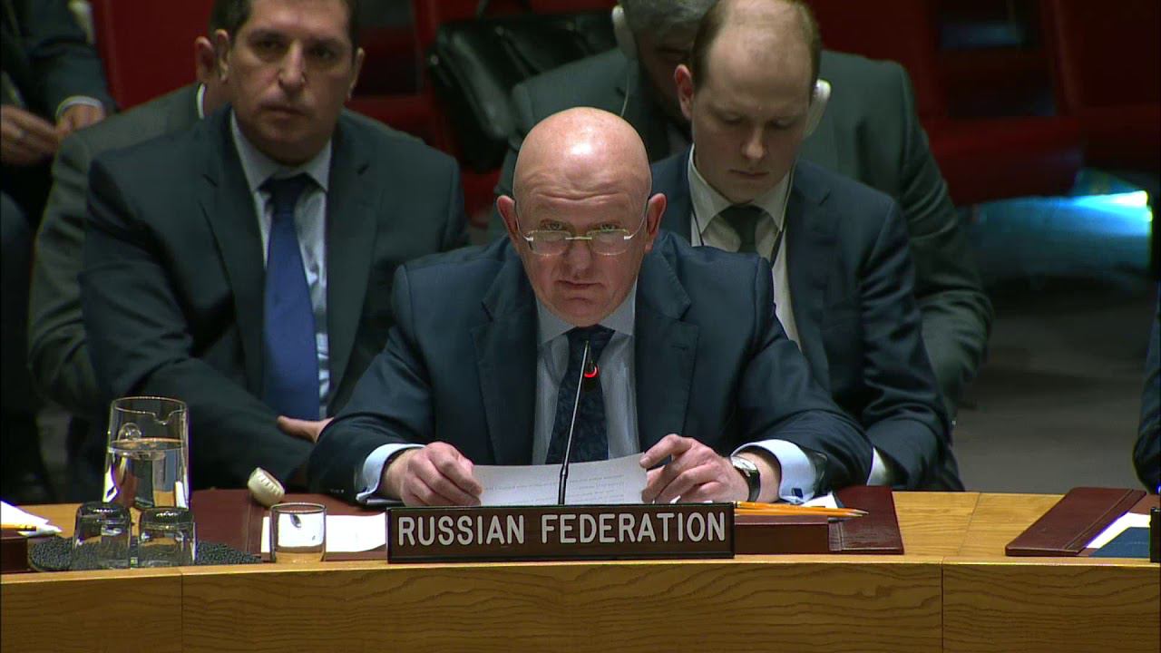 Statement by Permanent Representative Vassily Nebenzia at the UN Security Council briefing on Syria