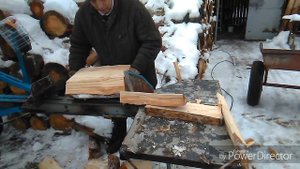 Gear woodcutter made with your own hands \ Самодельный редукторный дровокол.