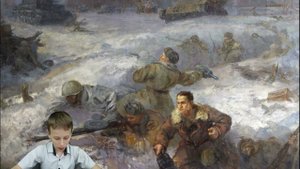 Сергей Алексеев "Ни шагу назад" читает  Андрей В. 6-В класс