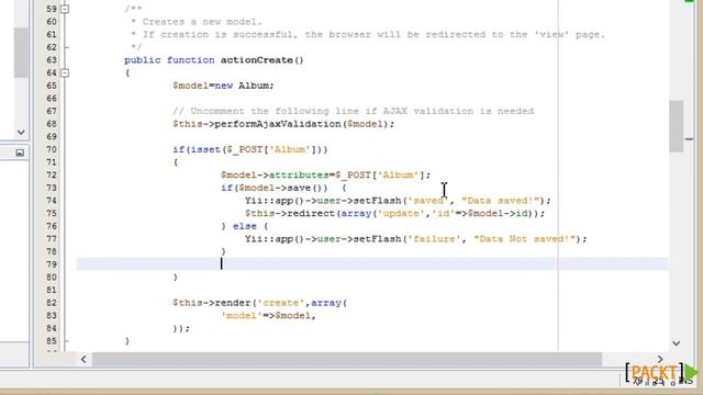 Beginning Yii Tutorial: Creating and Updating Our Album Model | packtpub.com смотреть онлайн