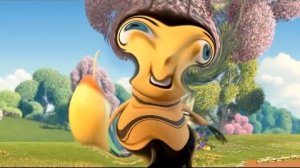 The Bee movie trailer but every time they say Bee it gets pitch shifted and twisted