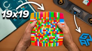 САМЫЙ БОЛЬШОЙ КУБИК РУБИКА 19х19, новинки GAN и RUBIKS