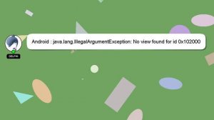 Android : java.lang.IllegalArgumentException: No view found for id 0x1020002 (android:id/content) f