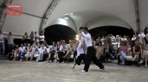 Ozgur Demir & Mila Vigdorova, Russia, Moscow, Milonga in "Ekaterina's Garden", 12.06.2010  (4)