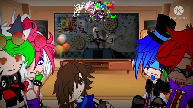 [FNaF] Security Breach react to Five More Nights[]Part 15[]FNaF 2 song[] смотреть онлайн