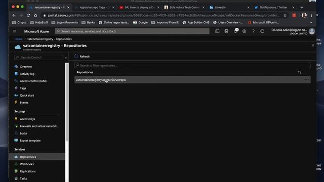 05) How to import a Docker image into Azure Container Registry & deploy as WebApp using Azure CLI смотреть онлайн