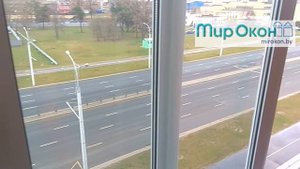 Раздвижные окна ПВХ со стеклопакетом. Защита от шума