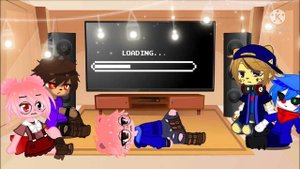 Piggy Reacts too Afton Family Memes // part 1/? Mrs.Afton // (Aftons React to Piggy 3/?) NO DESC