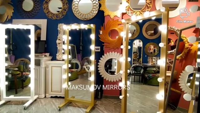 #МагазинЗеркал Зеркало с подсветкой для салона женской одежды в Ташкенте. Узбекистан смотреть онлайн