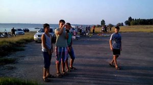 падение радиоуправляемого самолета