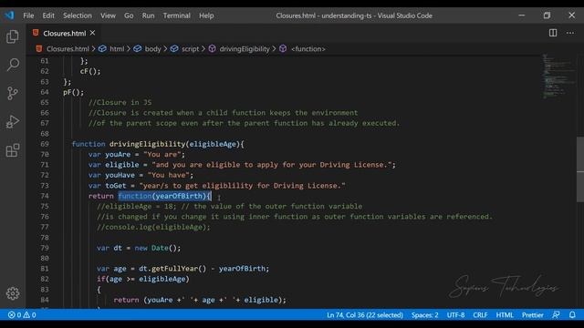 JavaScript Closure Tutorial - with examples, DIY task and GitHub Link