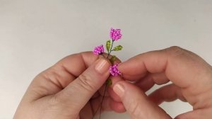 Цветы из бисера. 1 часть.  Куфея из бисера, на бутылке. Мастер класс. Пошаговый МК для начинающих.