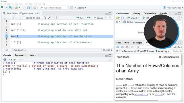 R Error: Object of Type Closure is not Subsettable in R (2 Examples) | How to Reproduce, Debug & Fi