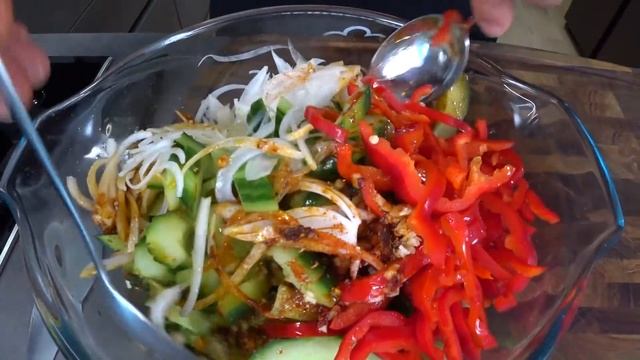 САЛАТ из ОГУРЦОВ ПО-КОРЕЙСКИ! смотреть онлайн