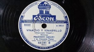 "Vinacho y Vinagrillo"(Milonga) 18-5-1951 Orquesta F.Canaro Canta:A.Arena  y Mario Alonso.