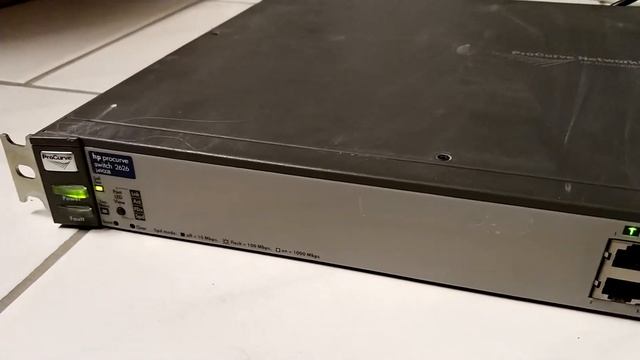 HP Procurve Switch 2626 - J4900B смотреть онлайн