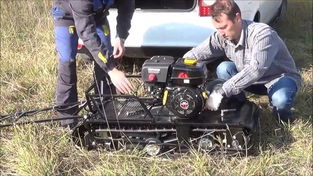 Мотобуксировщик Лидер ДЕЛЬТА 7 л с как разобрать. Этап сборки смотреть онлайн