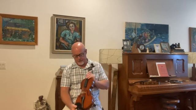 SOLD Old Violin #750 A Great Sounding 7/8 size Violin with Sweet tone SOLD смотреть онлайн