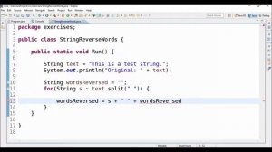 string reverse words in java