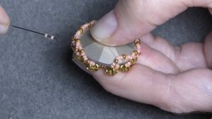 Tutorial: Universal Bezel for 27 mm Crystal. Универсальное оплетение кристалла 27 мм.