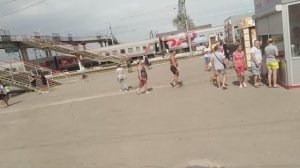 ОСТАНОВКИ НА СТАНЦИЯХ ИЗ ОКНА ПОЕЗДА №478 АДЛЕР - ЧЕЛЯБИНСК.АВГУСТ 2022.