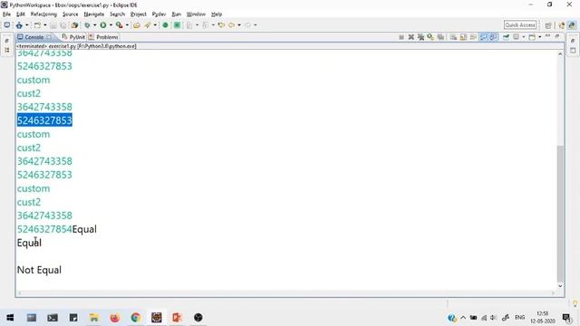 Hackerearth -  Python Classes and Objects - May 11, 2020