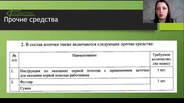 Новый состав аптечки первой помощи с 1 сентября 2021 года смотреть онлайн