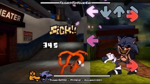 FNF Rainbow Friends But Sonic.exe, Majin, Fleetway, Lord_X, Tails VS Yellow, Blue, Green, Orange