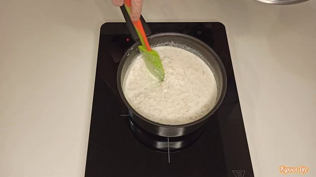 Овсяная каша на молоке. Вкусный и полезный завтрак.