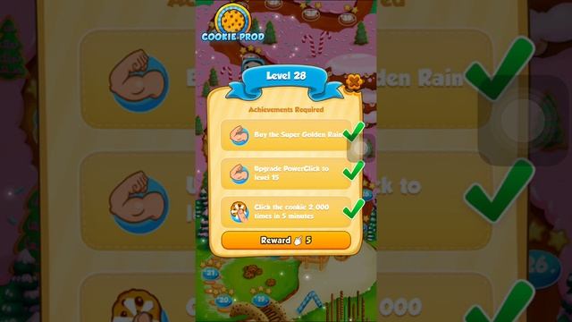 Cookie Clickers 2 Level 28 completed