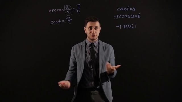 Уравнения косинуса и арккосинуса смотреть онлайн