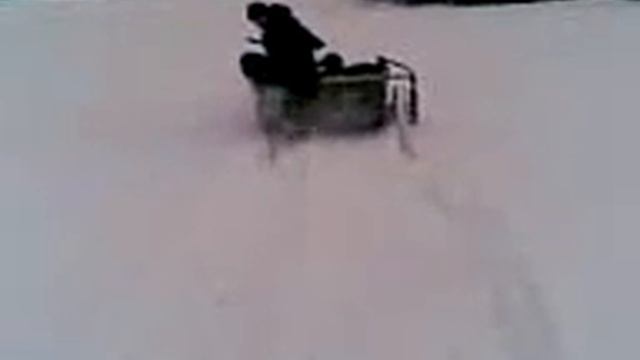 урал прет по глубокому снегу. смотреть онлайн