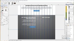 How to Design a Website in GIMP (Mockup)