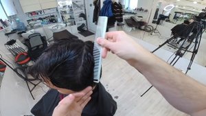 Мужская стрижка на среднюю длину волос. Урок для парикмахера. Академия правильной стрижки.