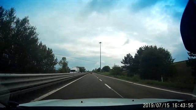 Driving in Italy from Modena to Maranello Ferrari 2019
