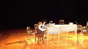 Lavinia Volpe plays "Il topolino" (J. Lefeld) @ Wanda Landowska Harpsichord Competition 2014