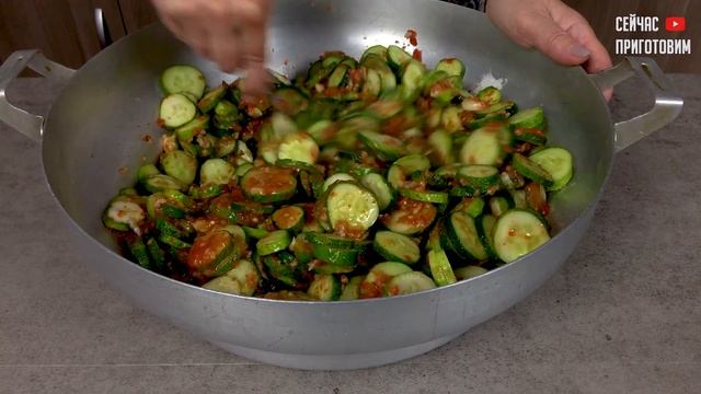 Обалденный САЛАТ ИЗ ОГУРЦОВ ПО-ГРУЗИНСКИ! Рецепт 100% Понравится Каждому! смотреть онлайн